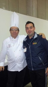 Con Girolamo Brescia, 14 volte campione mondiale.